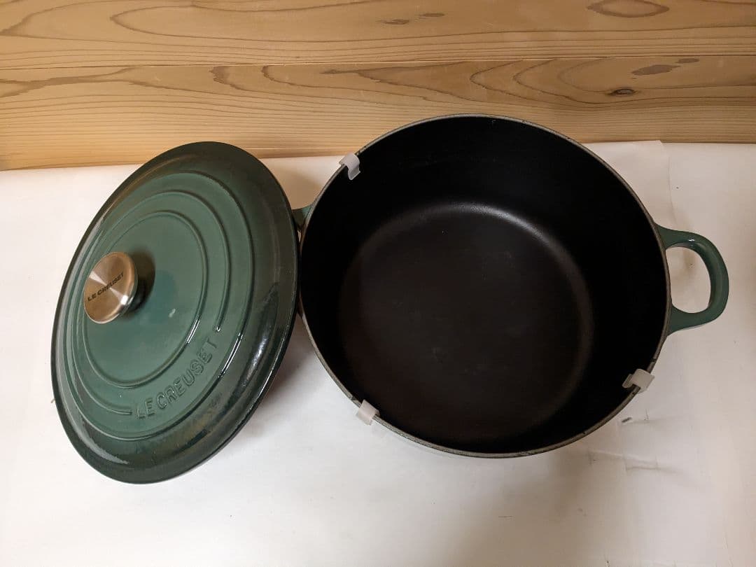 Le Creuset ル・クルーゼ 24cm　ココット・ロンド　オーシャン