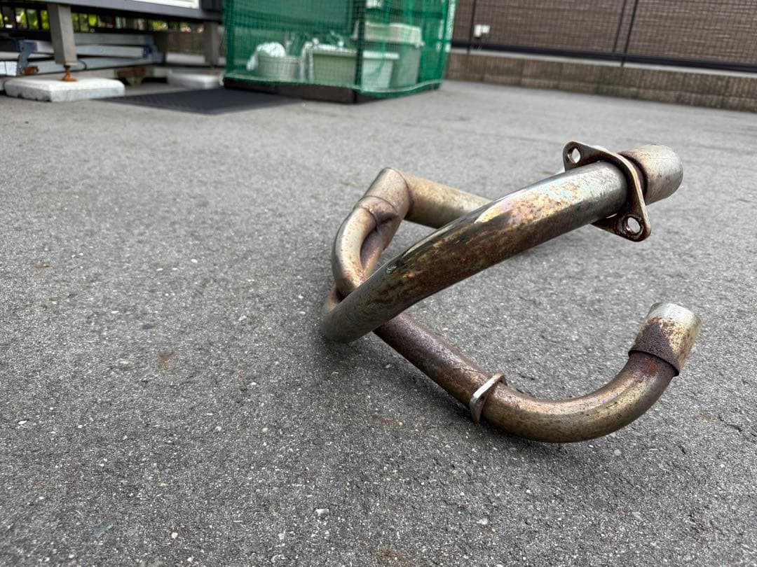 CB250T、CB400T用左出しマフラー