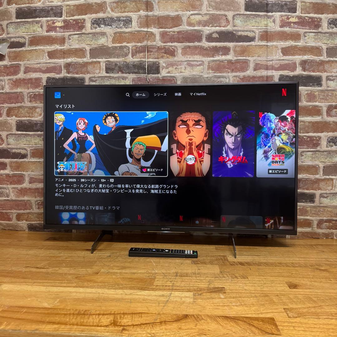 SONY 43V型 4K 液晶テレビ BRAVIA KJ-43X8500H