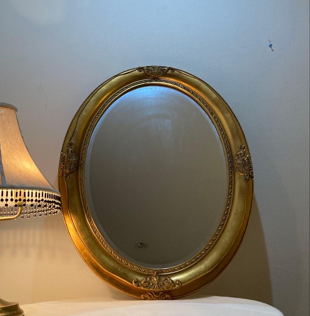 メロディー　高級 アンティーク ミラー 鏡 額縁 クラッシック ビンテージ