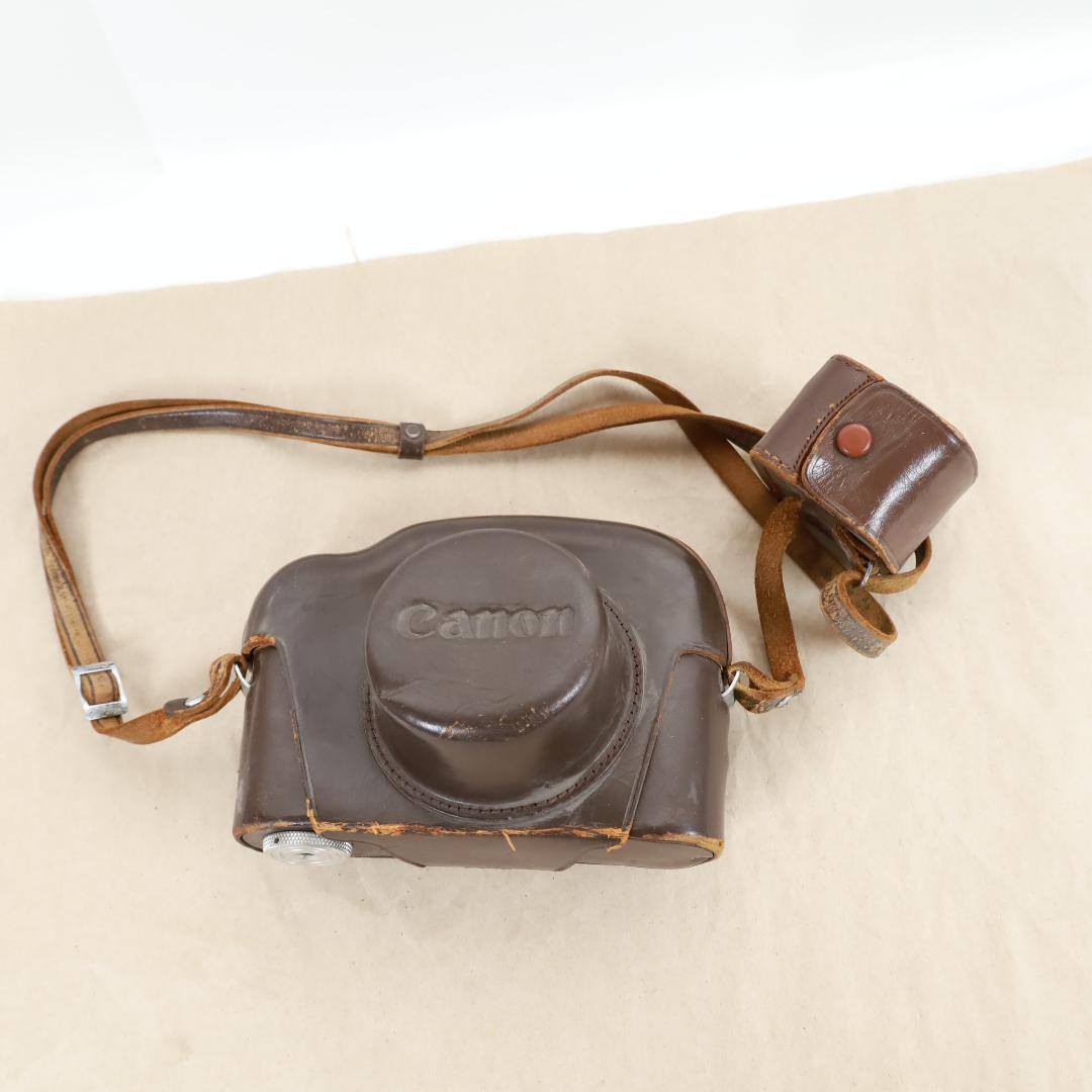 Canon P型 + 50mm F1.8 専用ケース　レンズフィルター・フード付