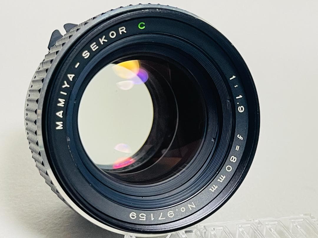 動作良好 MAMIYA マミヤ SEKOR C 80mm F1.9 単焦点レンズ