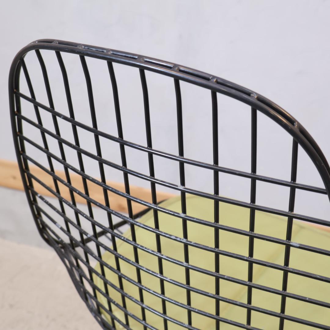 モダニカ ワイヤーチェア ブラック ローリングベース サイドシェル イームズ