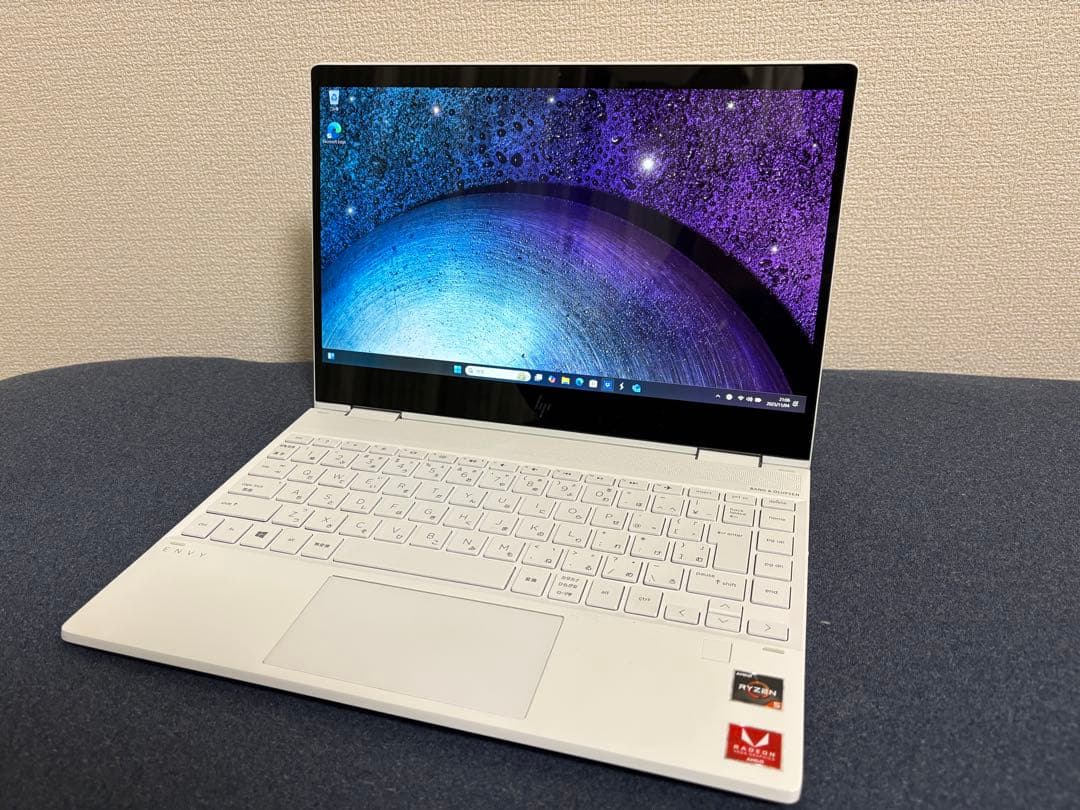【美品】HP ノートパソコン HP ENVY x360 13 セラミックホワイト