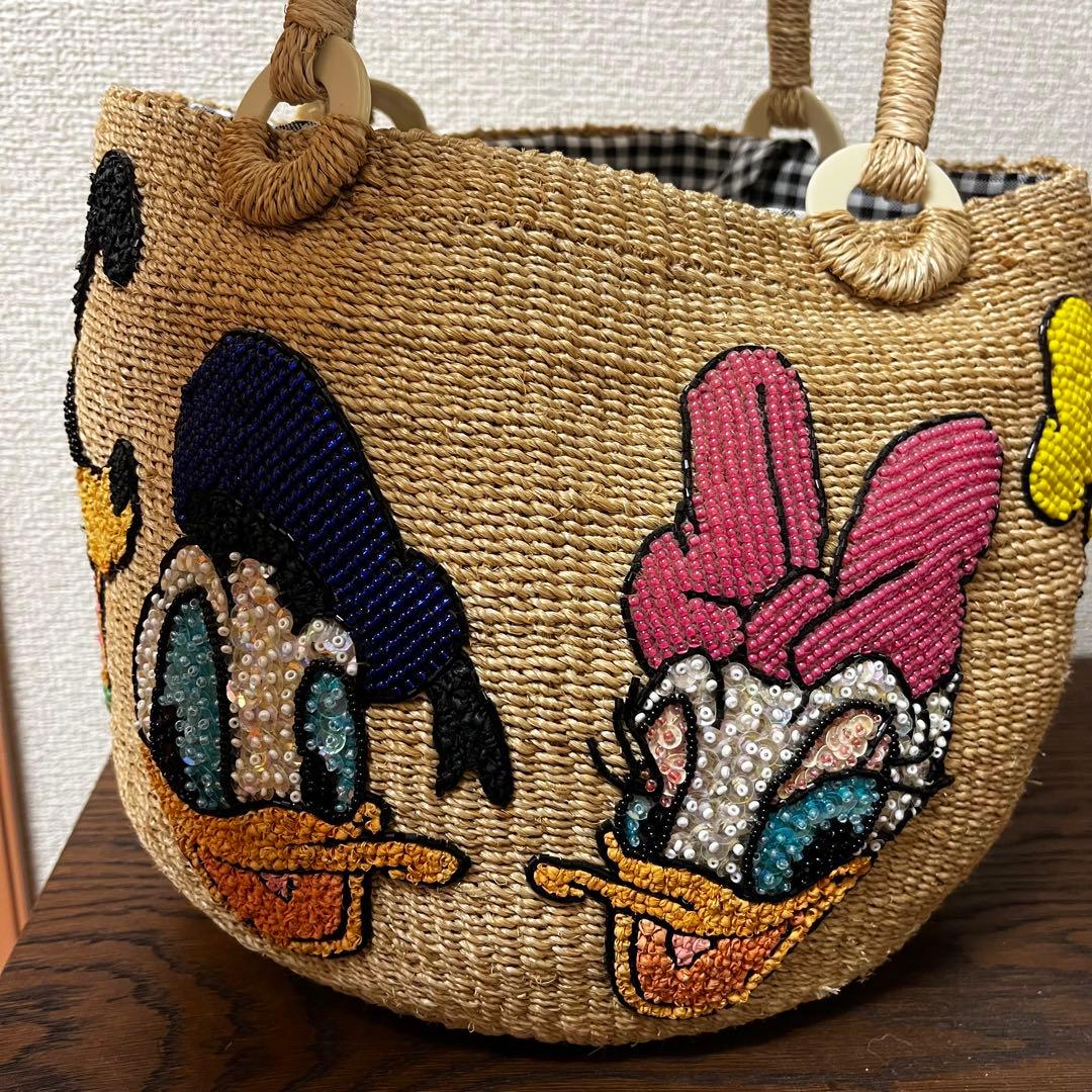 BEAMS ディズニー　かごバッグ　カゴバッグ