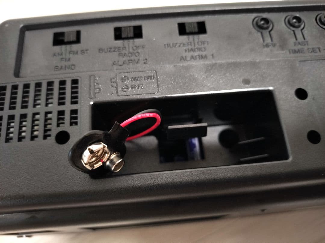 超美品 1988年製 ナショナル クロックラジオ BEGIN RC-X210