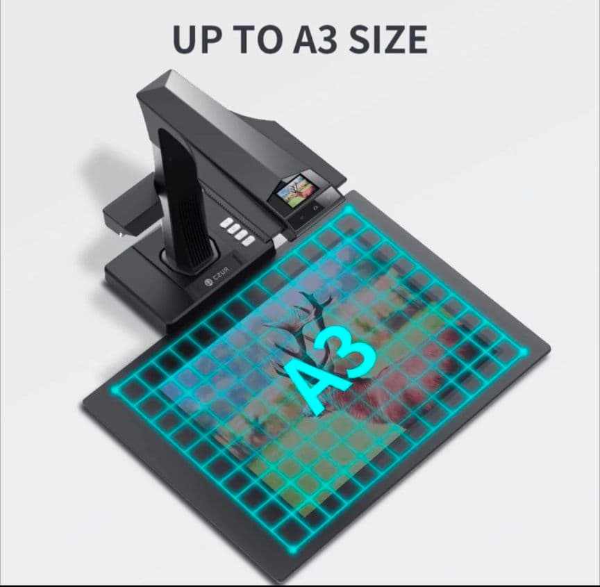 美品 CZUR ET24 Pro 非破壊式スキャナー