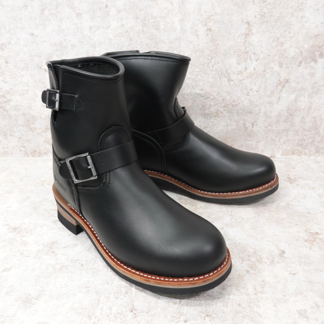 AVIREX HORNET ショートエンジニアブーツ 8.5 ブラック