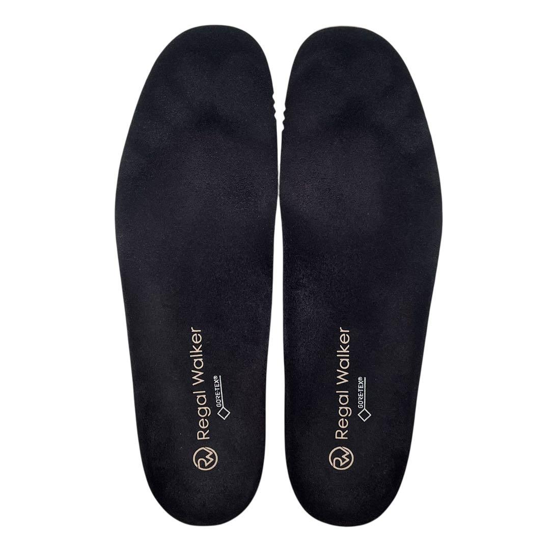 極美品 リーガルウォーカー 24.5 レザー シボ革 Uチップ ゴアテックス 黒