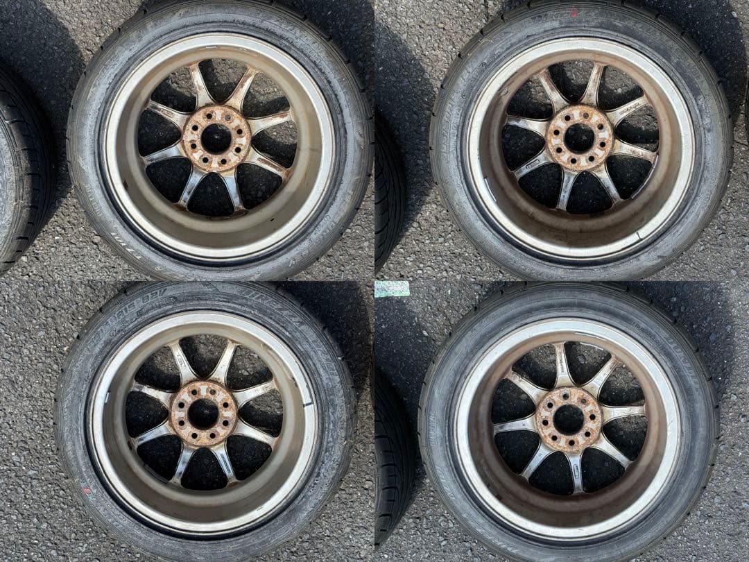 【さらに値下げ中！】RAYS ENGINEERING 15インチホイールセット