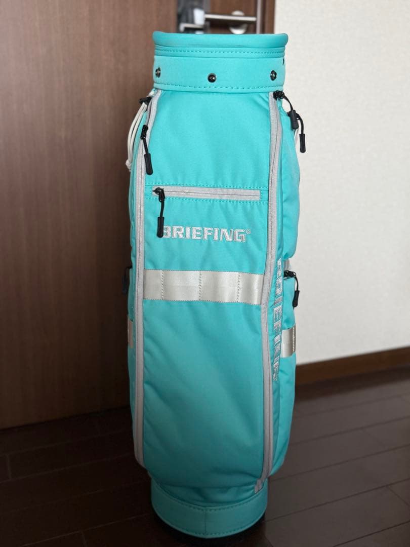 ★【美品】BRIEFING CR-6キャディバッグ アクア