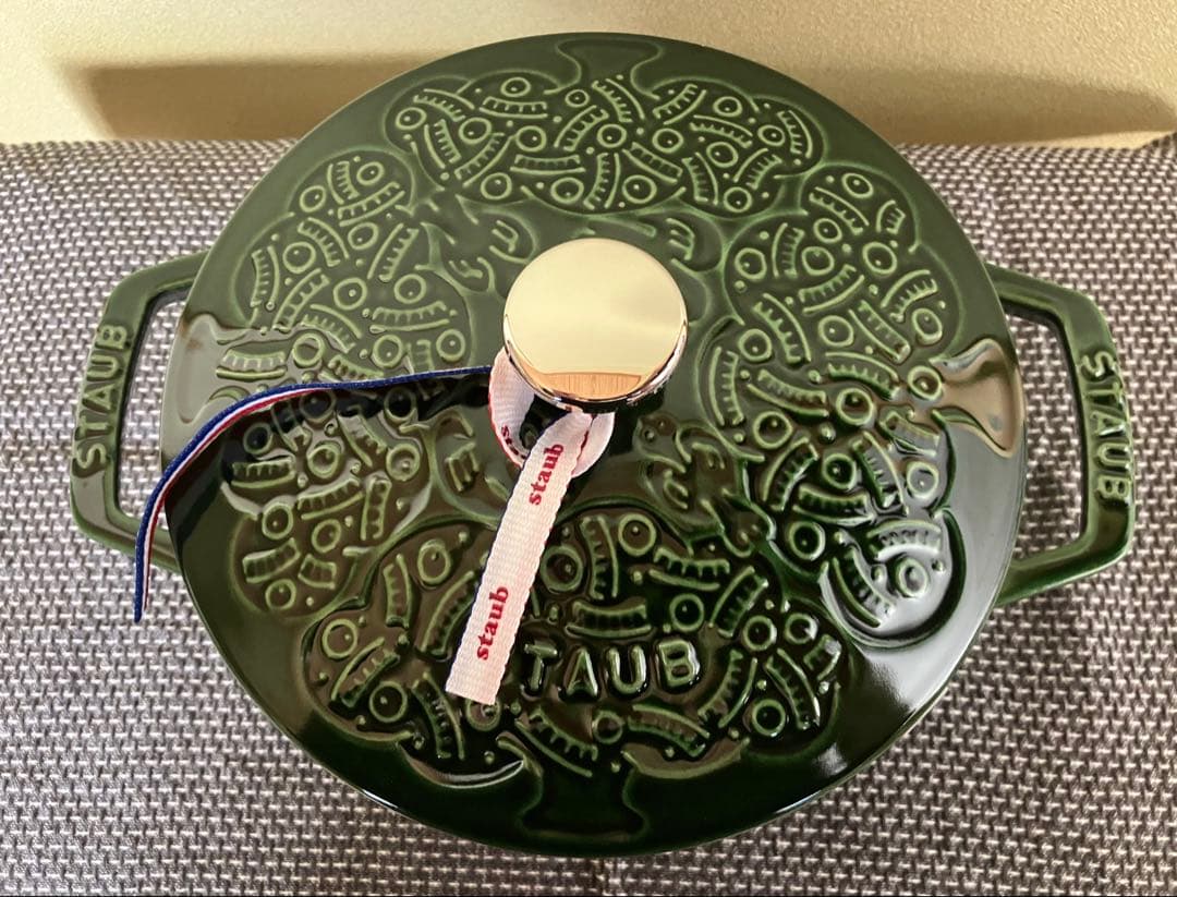 【新品・未使用】staub フォレストココット ラウンド 20 ミナペルホネン