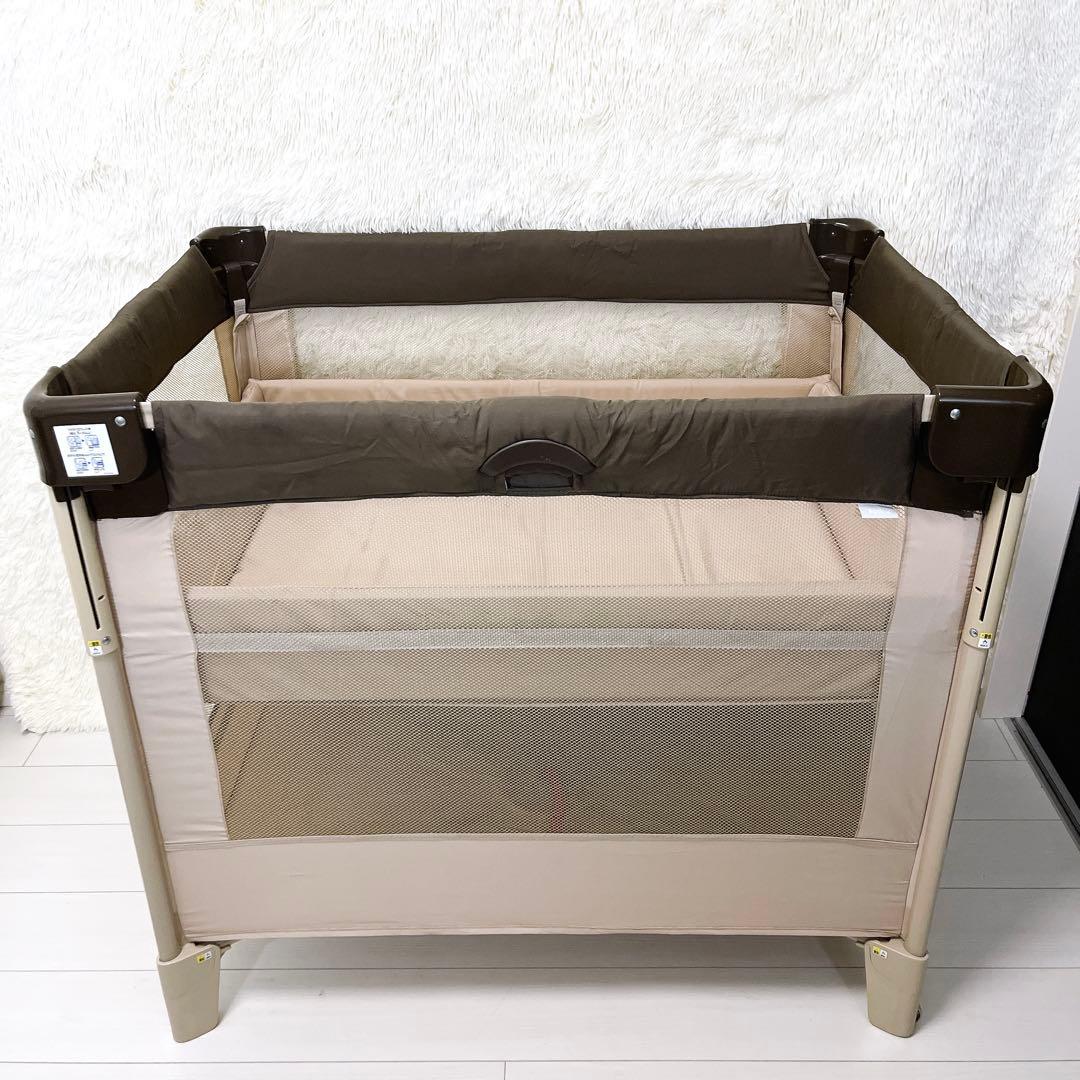 Aprica アップリカ ベビーベッド ココネル ココア 綺麗 美品