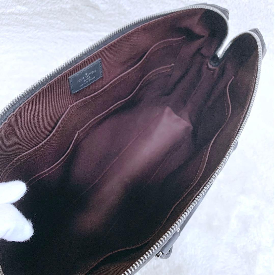 極美品 ♪ ルイヴィトン モノグラム マカサー ポルトドキュマン ジュール A4