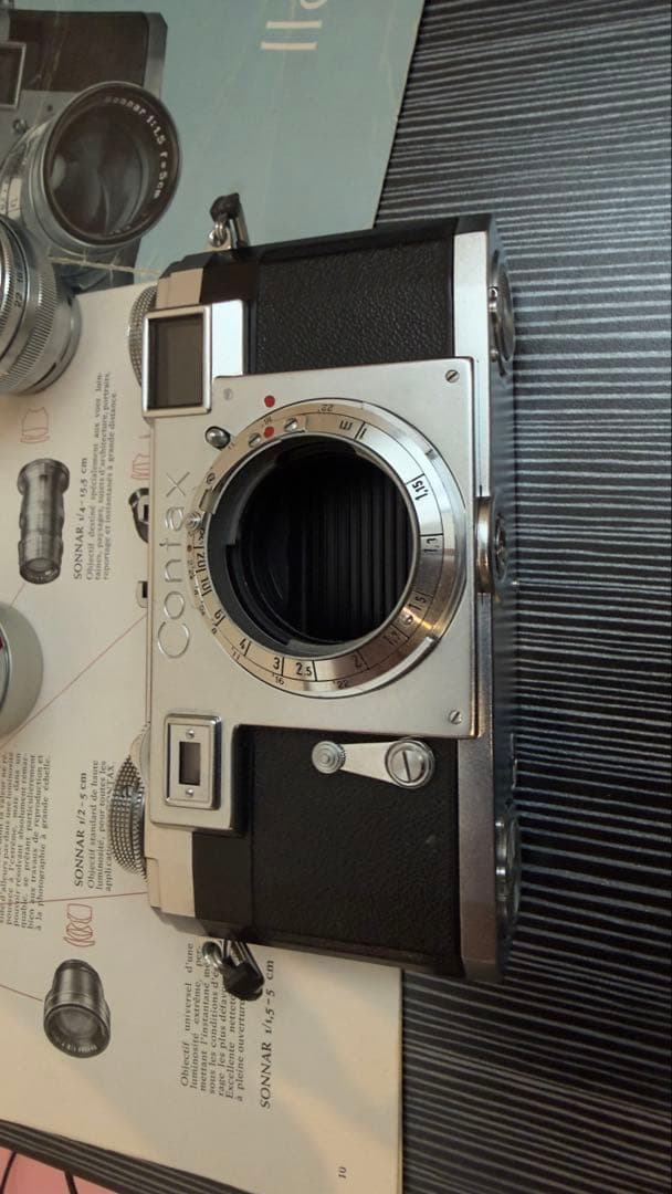 zeiss ikon Contax 2a レンジファインダー レンズ2本付き