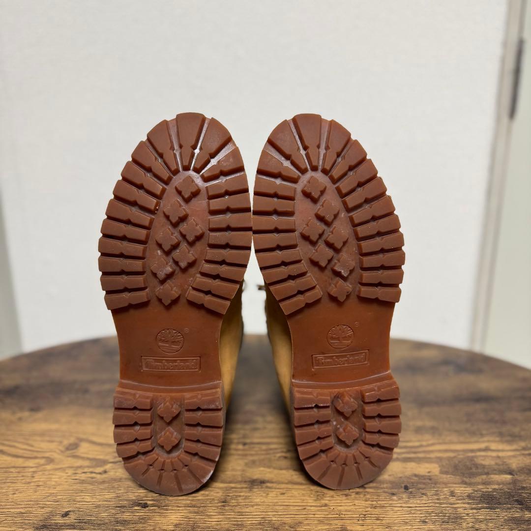 Timberland 防水レザー ワークブーツ ベージュ