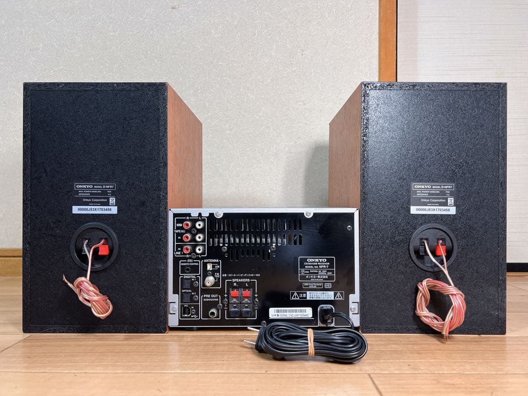 ONKYO NFR-7ミニコンポ CD/SD/USB/Bluetooth