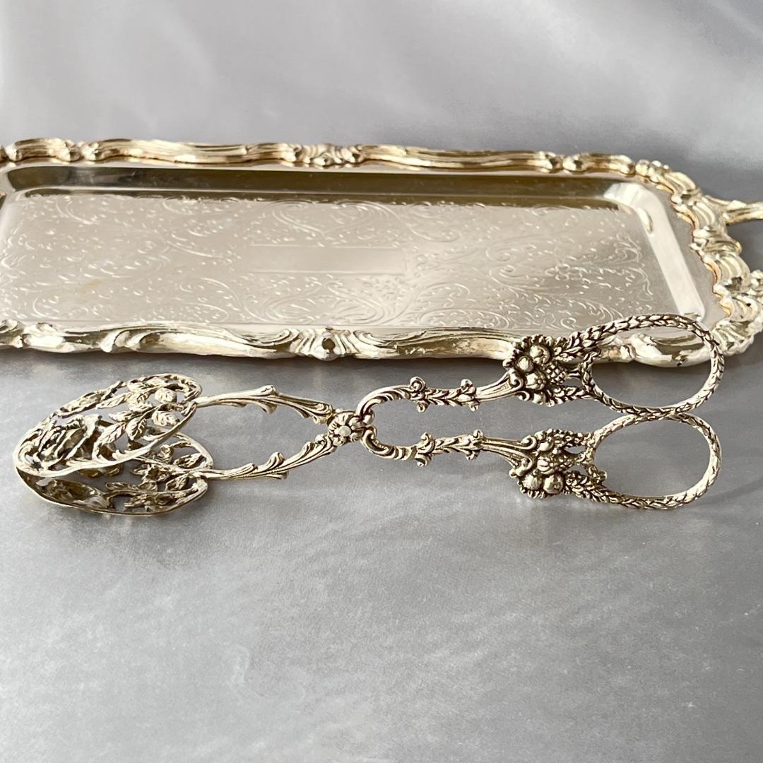 【Christoph Bach】 薔薇の透かしのペストリートング【純銀】17cm