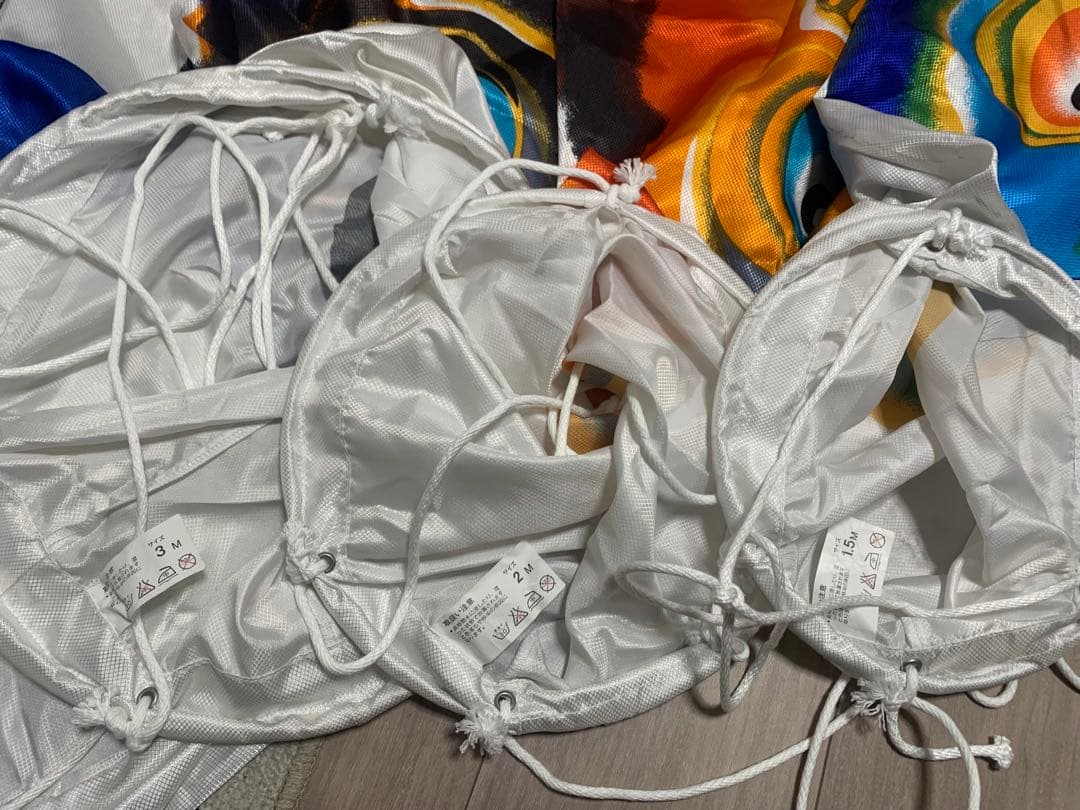 鯉のぼり　徳永　京錦　使用品　3Mセット　こいのぼり