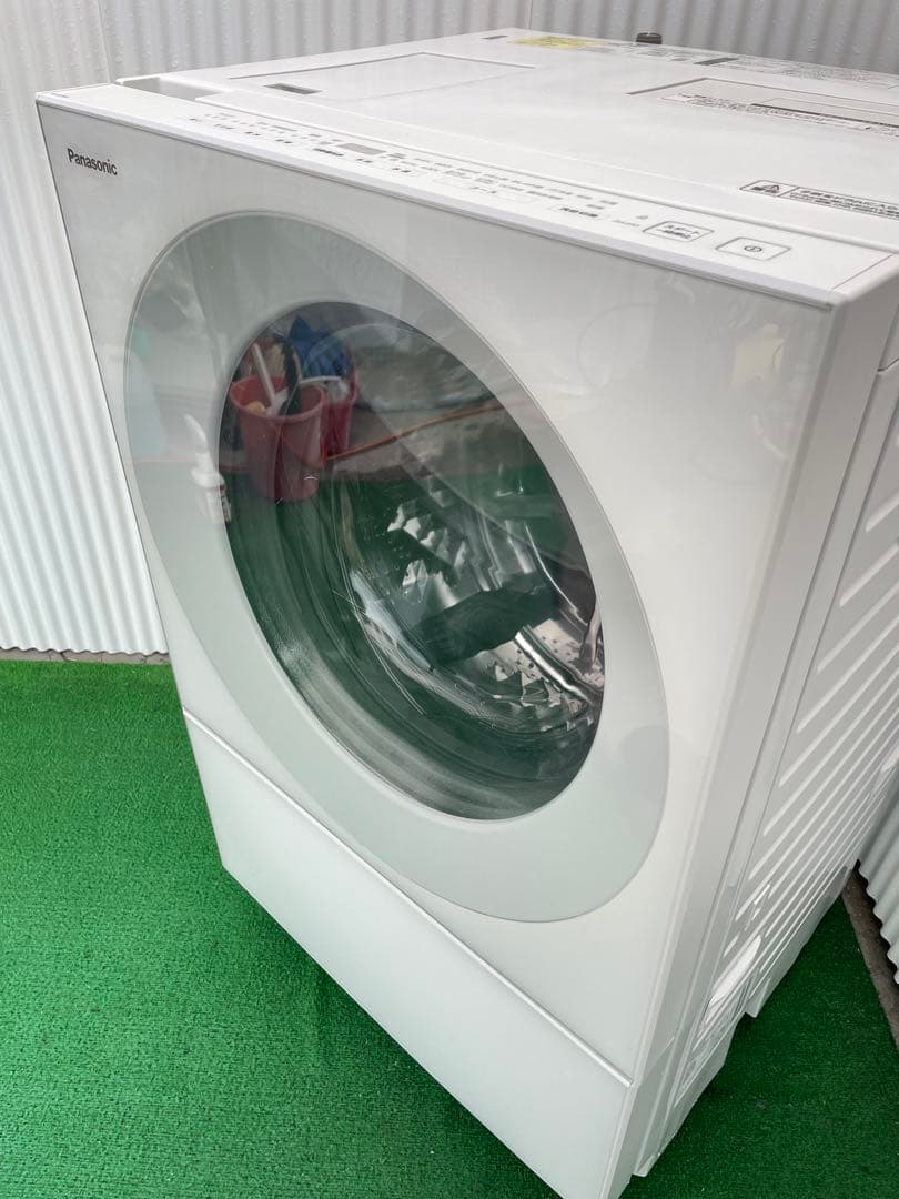 938パナソニック キューブル おしゃれマットホワイト ドラム式洗濯乾燥機 単身