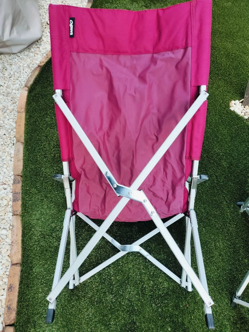 ☆美品☆２脚セット☆小川キャンパル　リラックアームスチェア