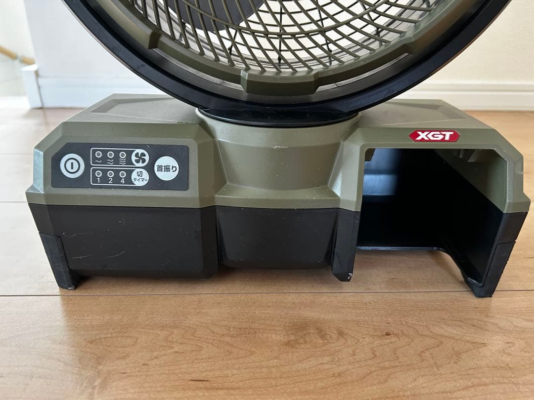 （中古）Makita CF001G充電式ファン オリーブ　　40Vmax