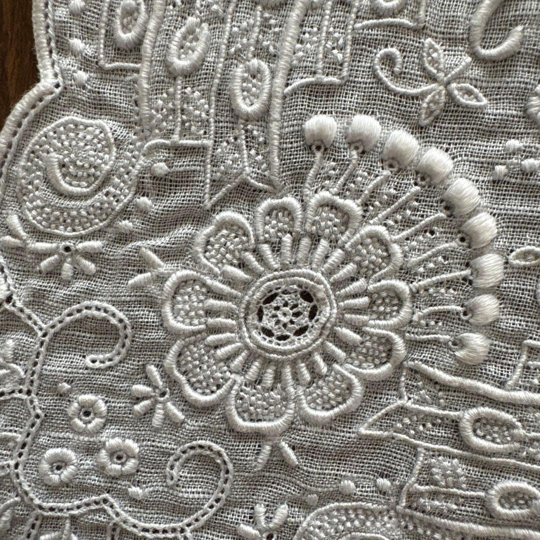 SWATOW ハンカチ　汕頭　手刺繍　鳳凰　スワトウ　花柄　ヴィンテージ