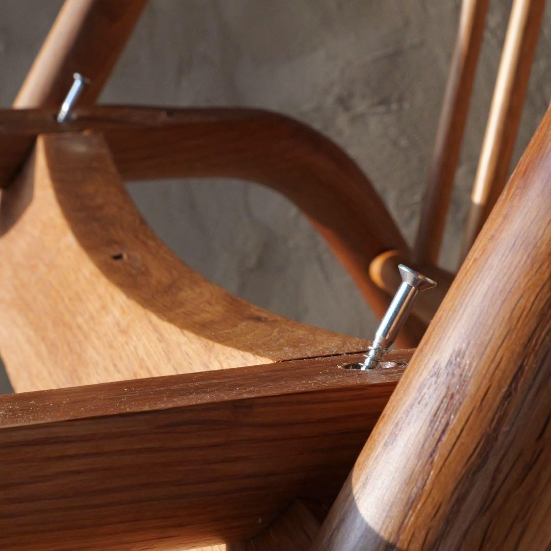 飛騨産業　カスケードチェア フルメンテナンス × 座面交換済　再生プロダクト