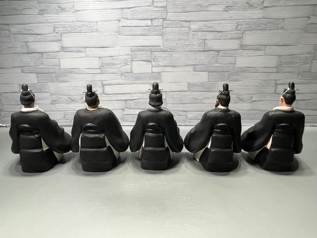 希少！昭和初期　堤人形　10体　明治節人形　雛人形　土人形