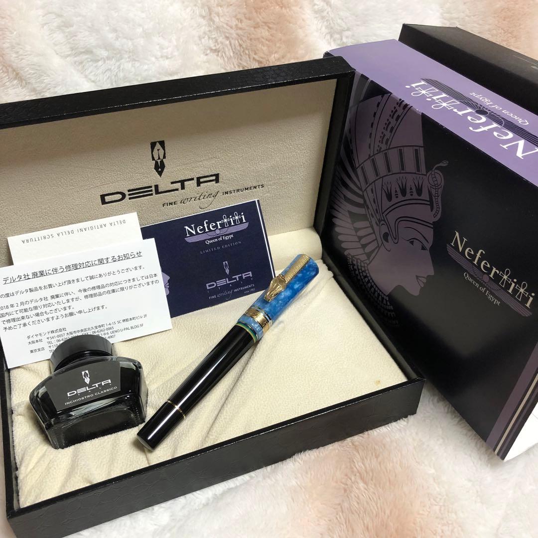 ☆新品 未使用 DELTA デルタ 万年筆 ネフェルティティ ニブF☆