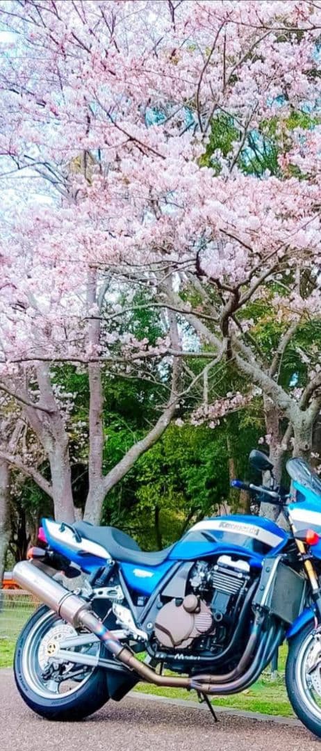 ZRX1200 1100 TSUKIGI ツキギ チタン フルエキ 美品 ♪