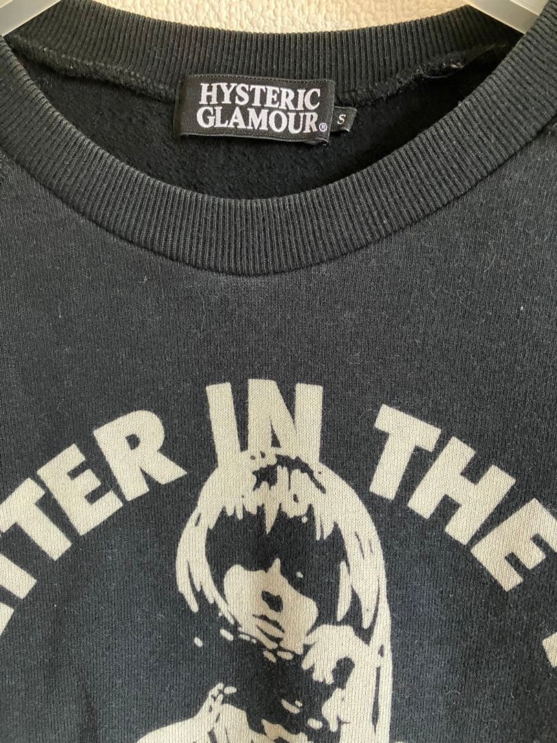 HYSTERIC GLAMOUR スウェット S ガール トレーナー ブラック