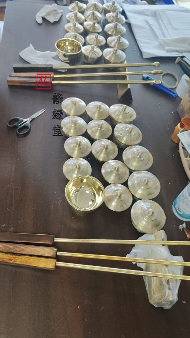 【修縁堂】護摩です 19点 密教法具 真言宗 法器