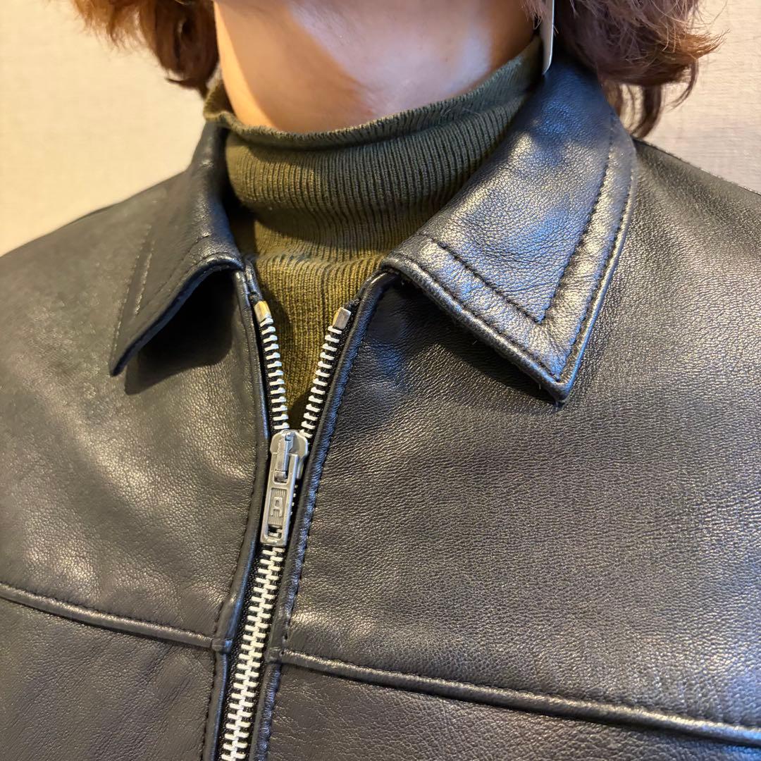 666 S 32 シングル ライダース ジャケット レザー 英国製 ブラック 黒