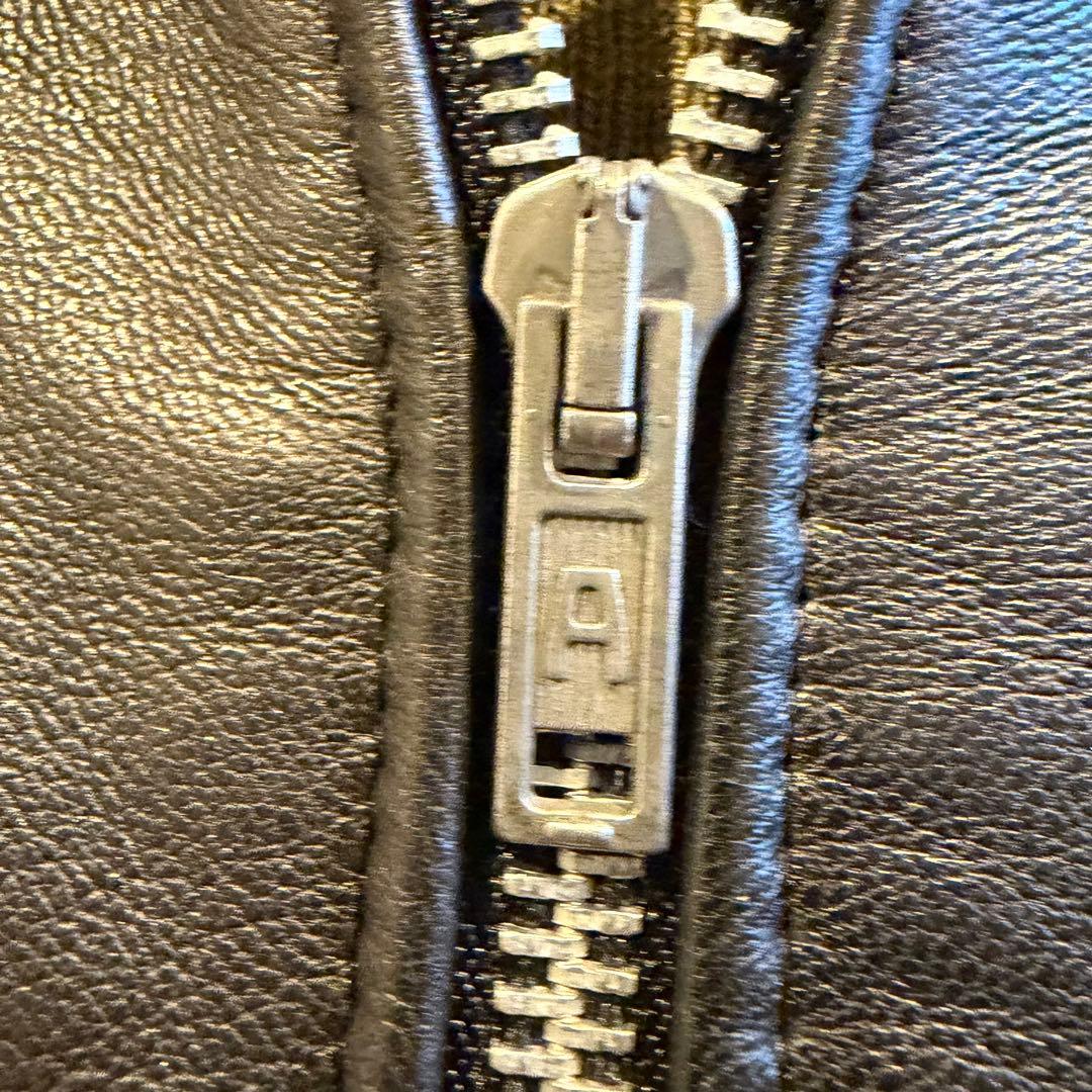 666 S 32 シングル ライダース ジャケット レザー 英国製 ブラック 黒