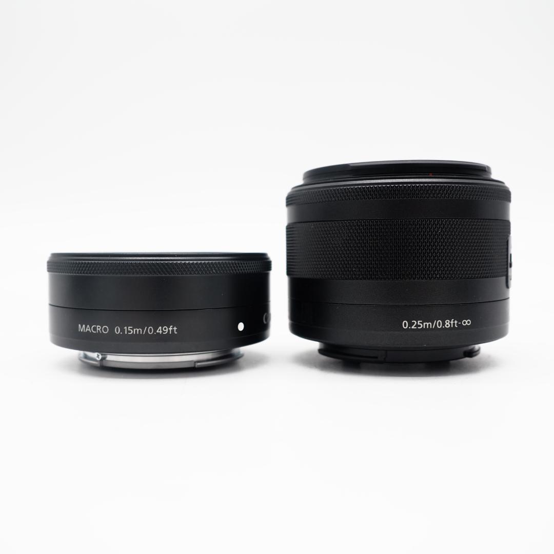 ショット数1000回未満✨ Canon Eos Kiss M ダブルレンズキット