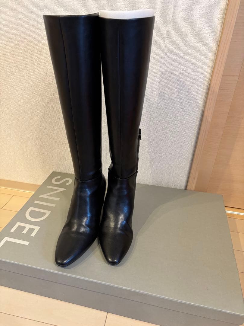 SNIDEL ブラック ロングブーツ