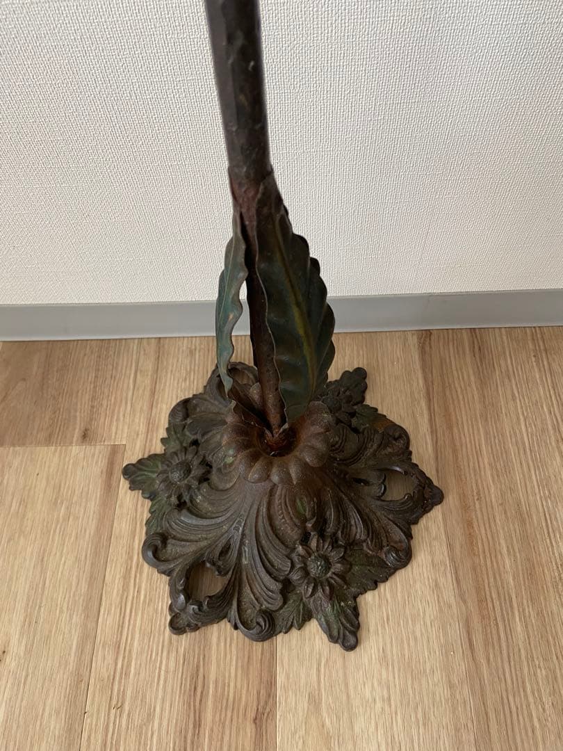 アンティーク　鳥籠ハンガー　100年前　シャビーシック