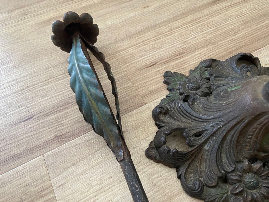 アンティーク　鳥籠ハンガー　100年前　シャビーシック