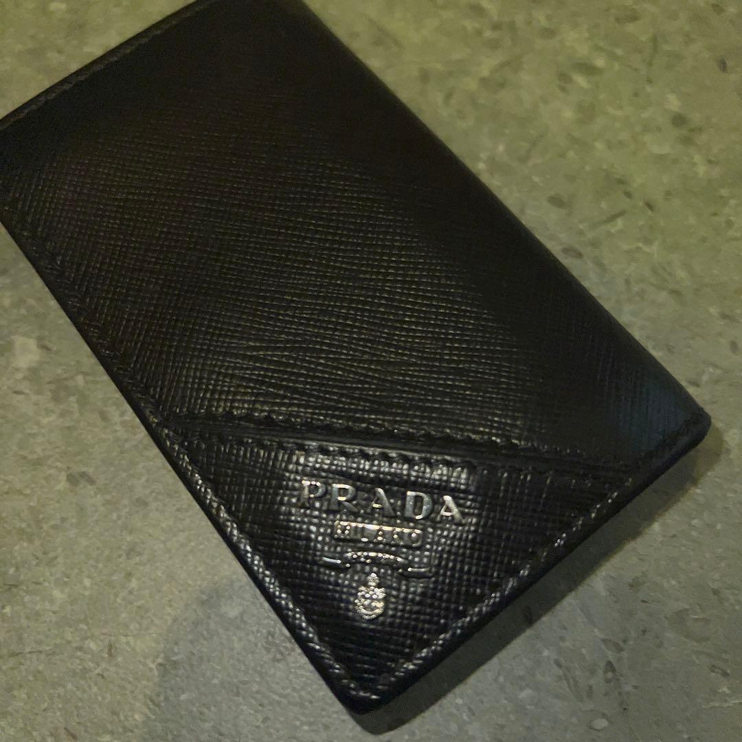 PRADA レザー名刺入れ