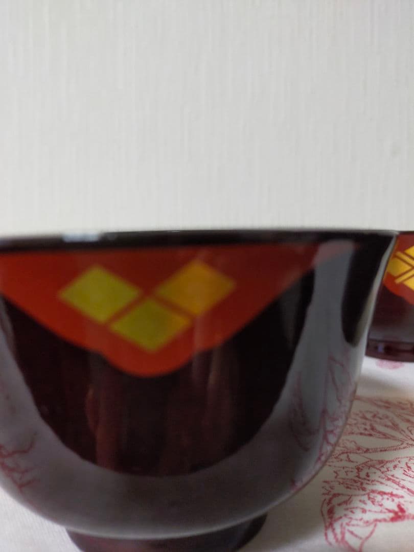 秀衡塗　羽反椀　ゆり型椀