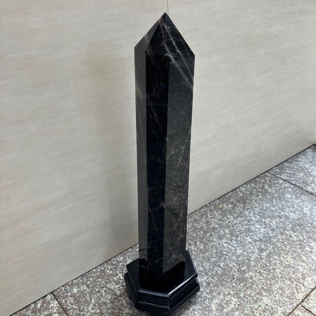 モリオン六角柱　パワーストーン　原石　鑑賞石　天然石　自然石