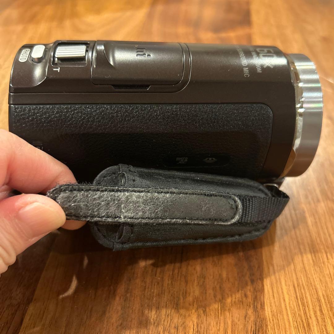 【訳あり】SONY HDR-CX535 ビデオカメラ ボルドーブラウン