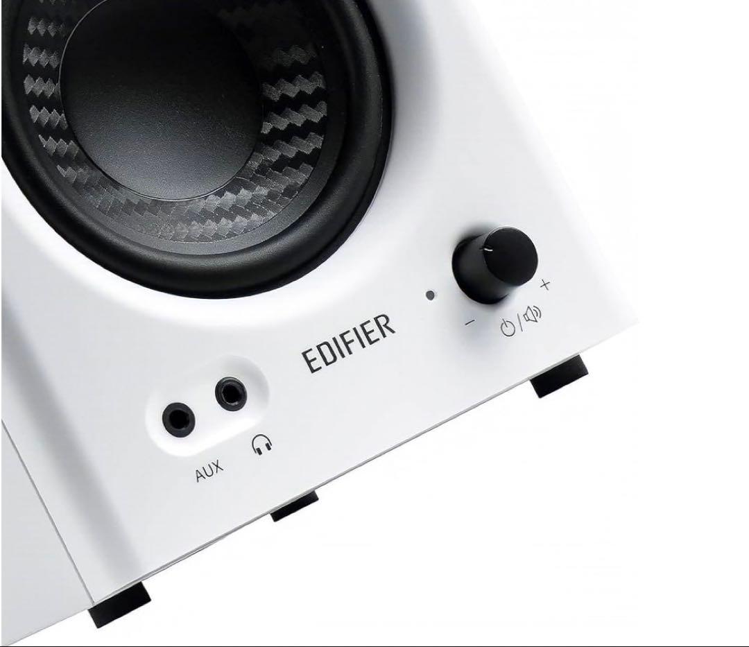 Edifier MR4 ホワイト+ MOGAMI2534 RCAケーブル