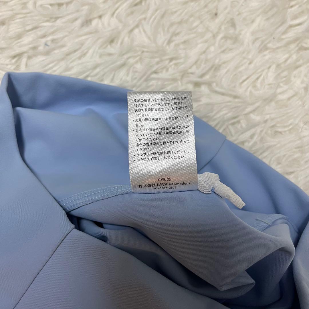 美品 スカーラ sukala ヨガ スパッツ レギンス 青 クール セットアップ