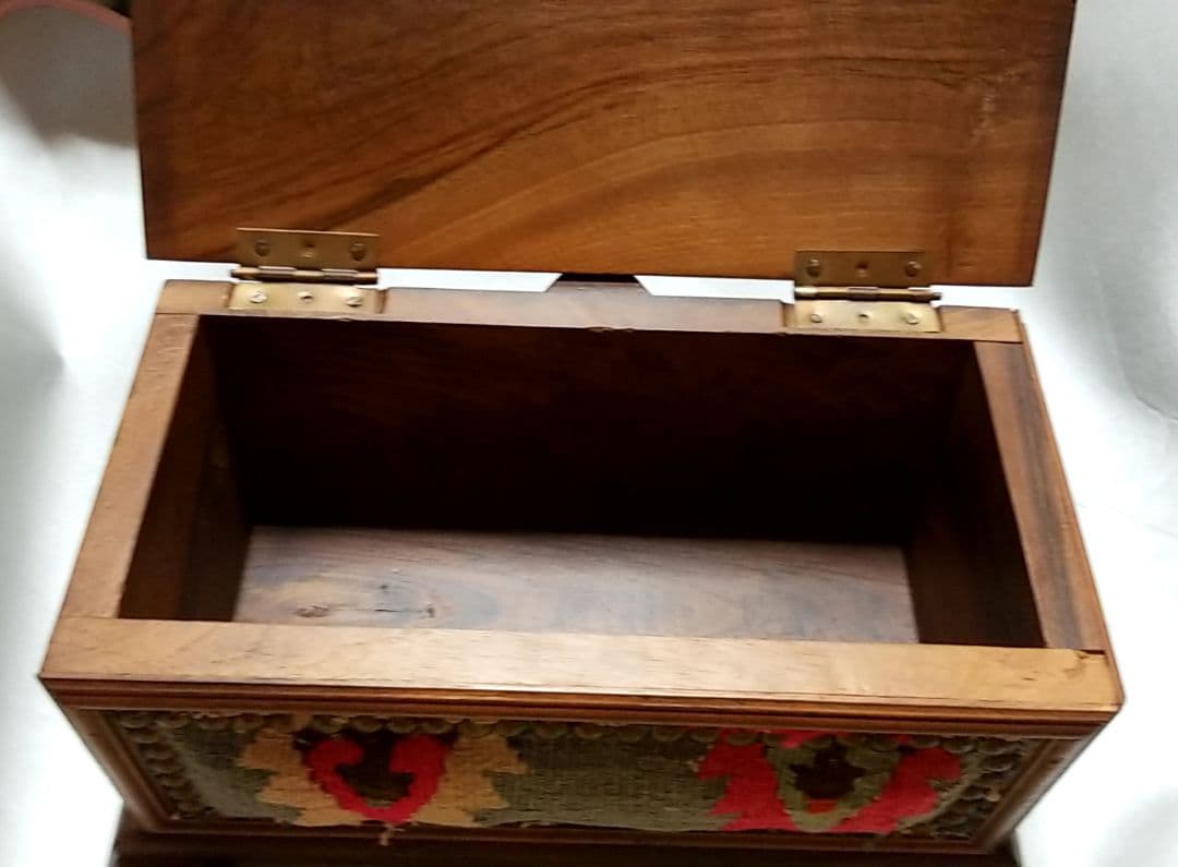 ヴィンテージ オールマイティーキリム 小物入れ 木箱 ディスプレイ