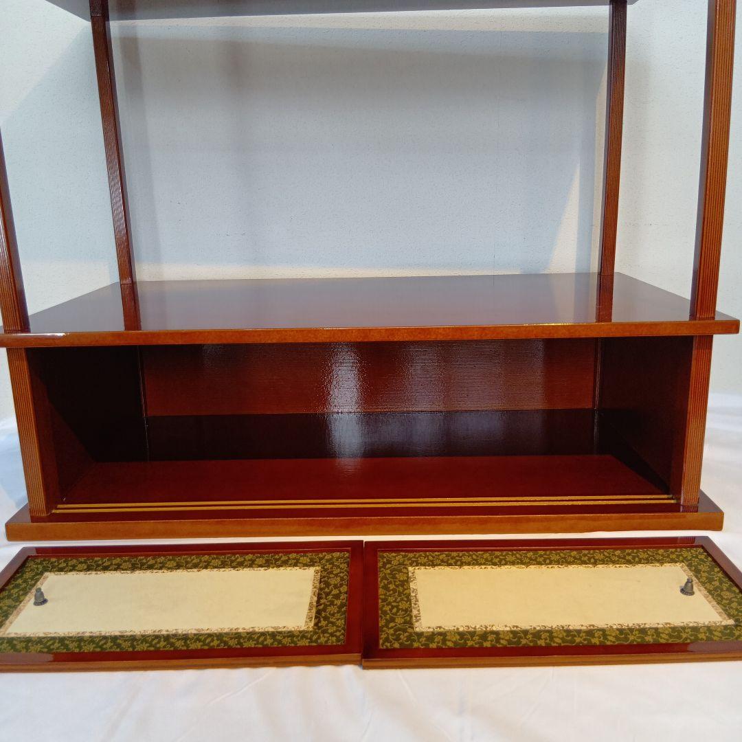 茶道具　紹鴎棚　春慶塗