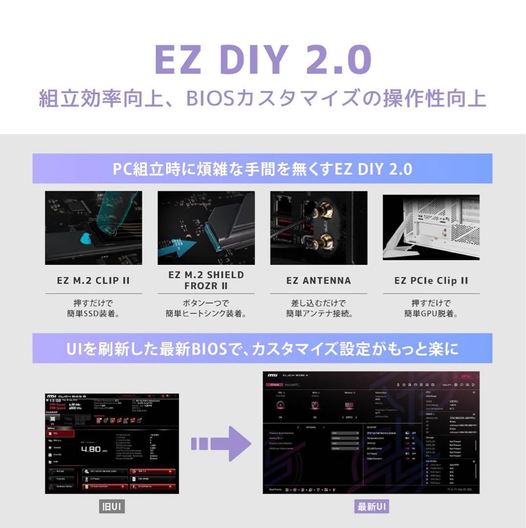 【完全未開封】MSI マザーボード MPG X870E EDGE TI WIFI