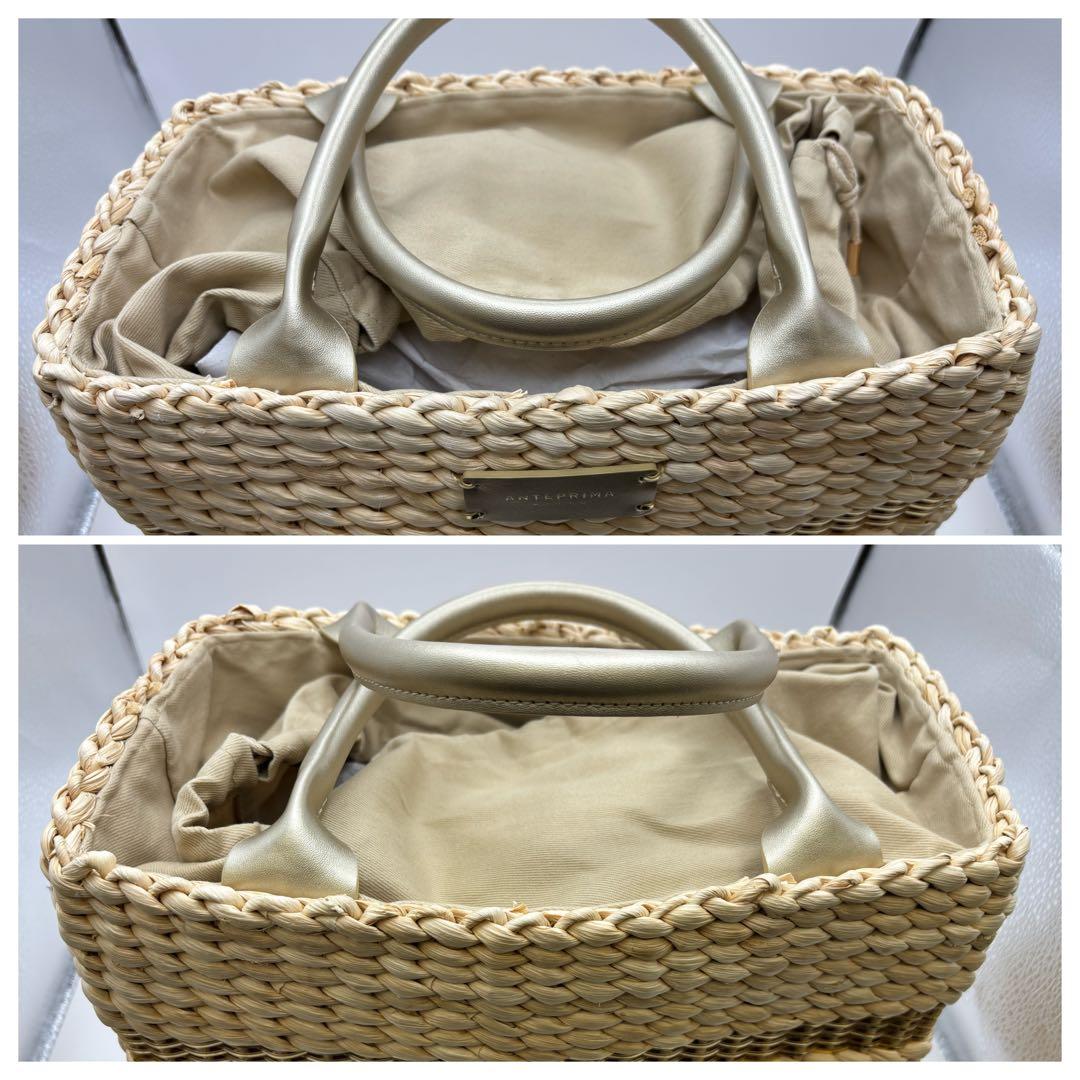 美品 ANTEPRIMA MISTO アンテプリマ チェストワイヤー かごバッグ