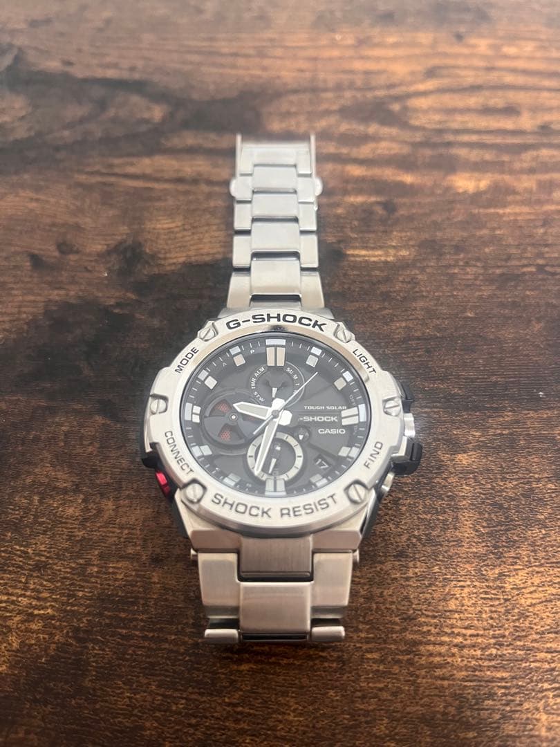 【G-SHOCK腕時計】メタルカラー　品番GST-B100-1AJF